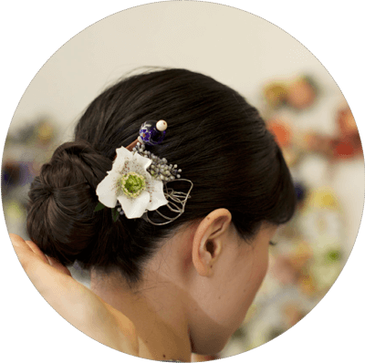 京都レンタル着物じゅぱん ヘアアクセサリー写真